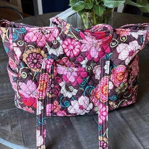 Vera Bradley Floral Quilted Tote Bag